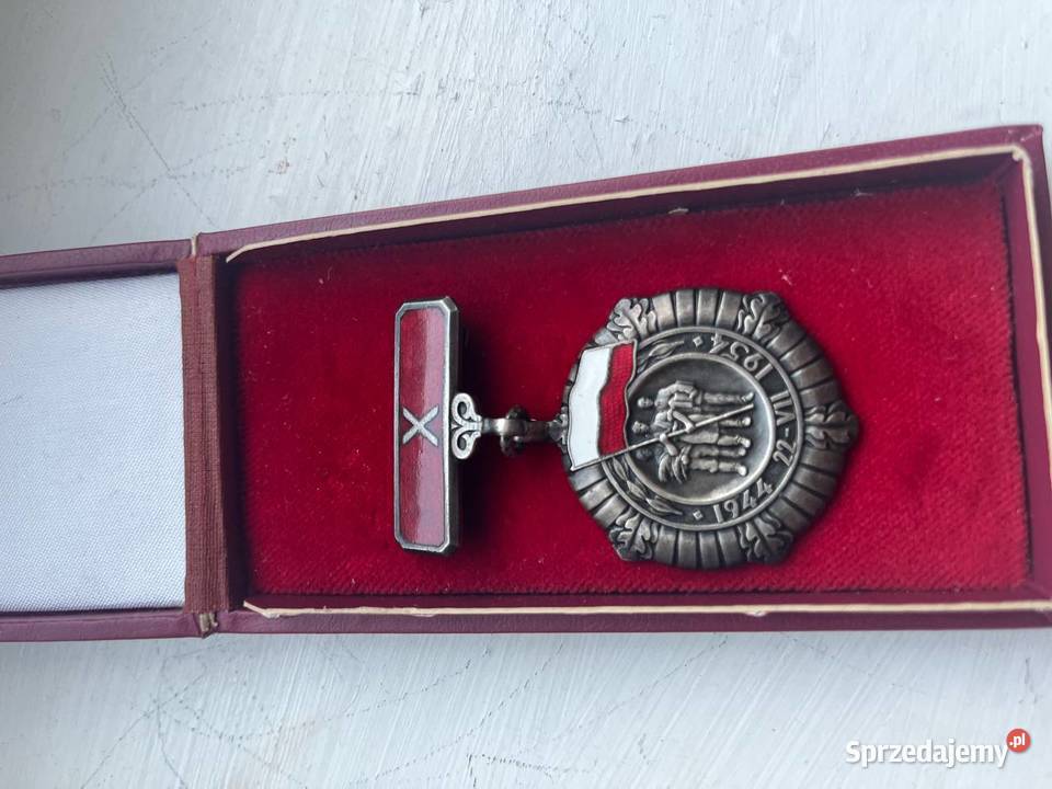 Oryginalna wyjątkowy medal w srebrnym Antyki Poznań