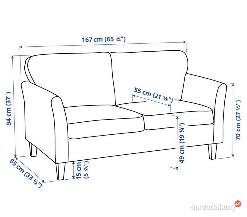 Sofa dwuosobowa Ikea harlanda sprzedam