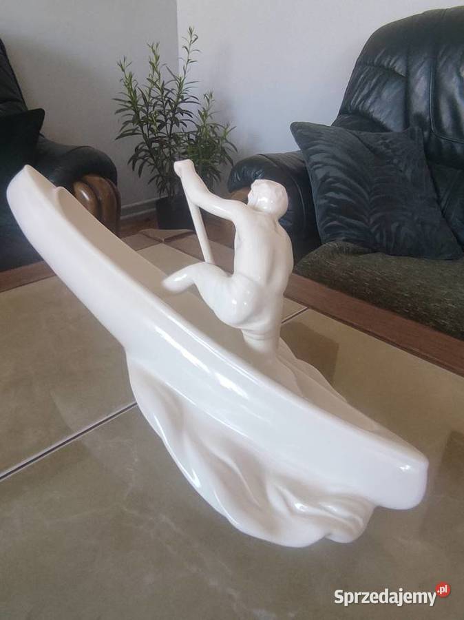 Duża ceramiczna figura Jihokera Bechyn Janów Lubelski