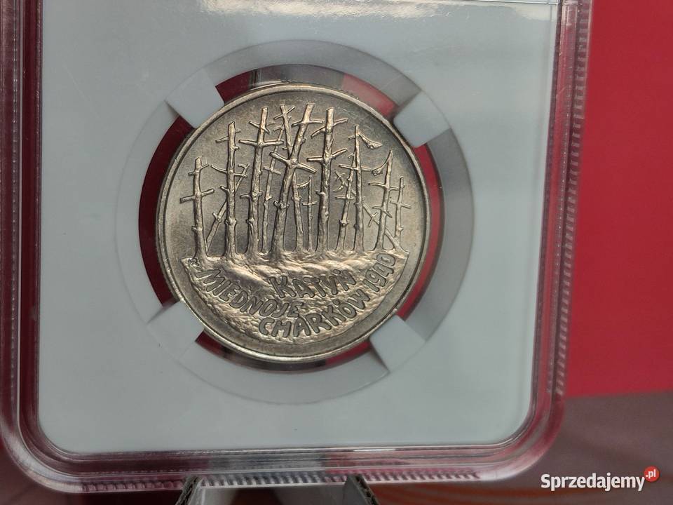 1995r Moneta 2 Katyń mennicza pomorskie Lębork sprzedam