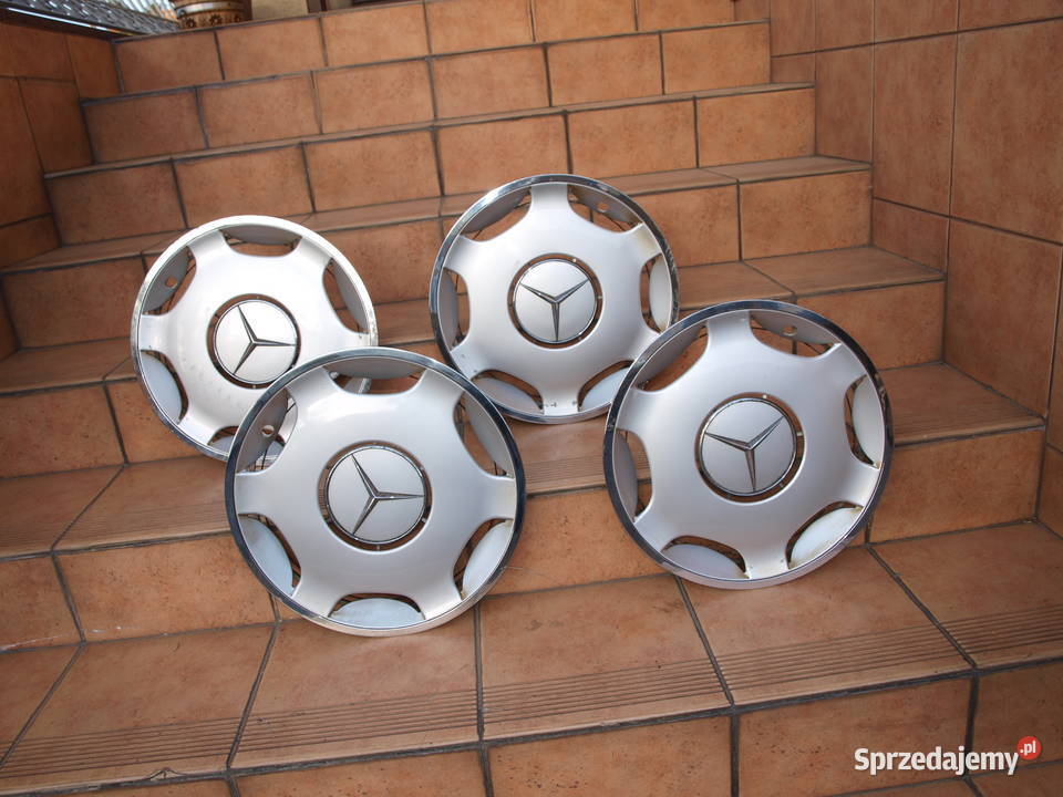 Mercedes kołpaki 15 chrom oryginalne komplet 4 Kalisz