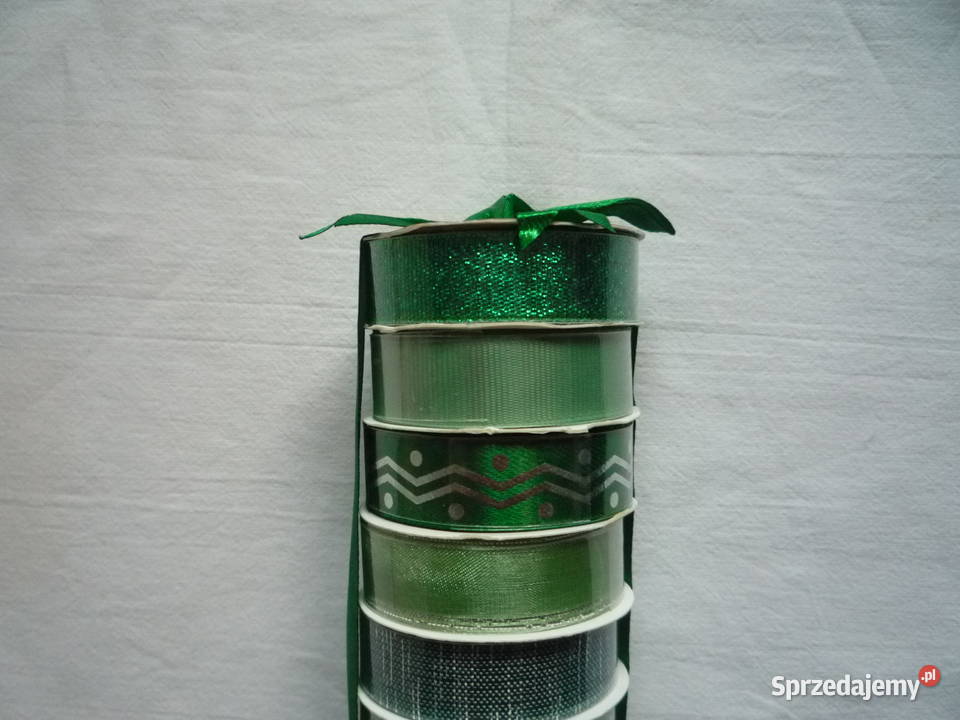 6 sztuk Wstążka świąteczna Zielona zachodniopomorskie Szczecin