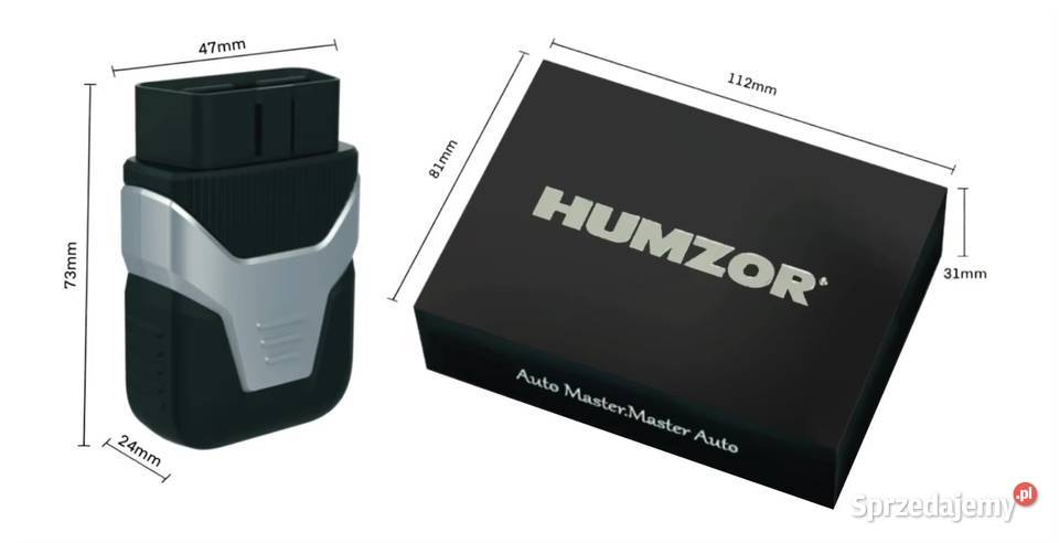 Skaner OBD2 Humzor Z100 interfejs tester iOS Motoryzacja Gdańsk