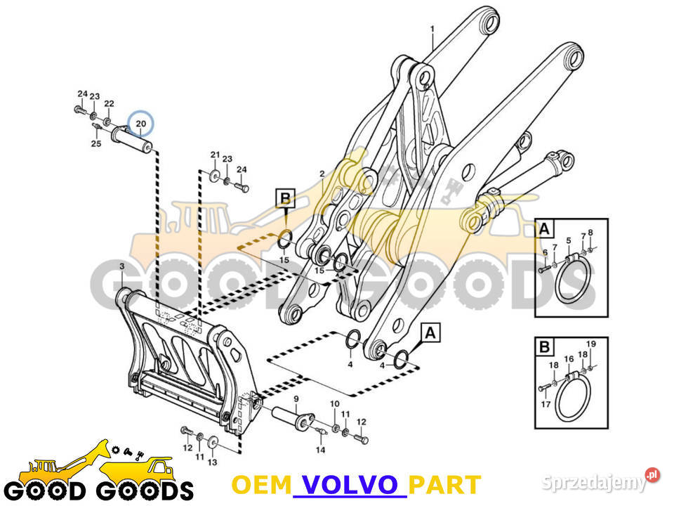 VOLVO SWORZEŃ 90MM 11027088 11026926 11024580 Władysławów sprzedam