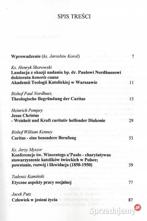 CARITAS ZAWÓD CZY POWOŁANIE Tarnów