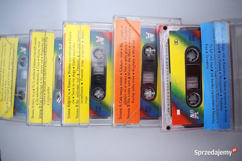 Piosenki weselne biesiadne Disco polo 5 kaset w Chełmno