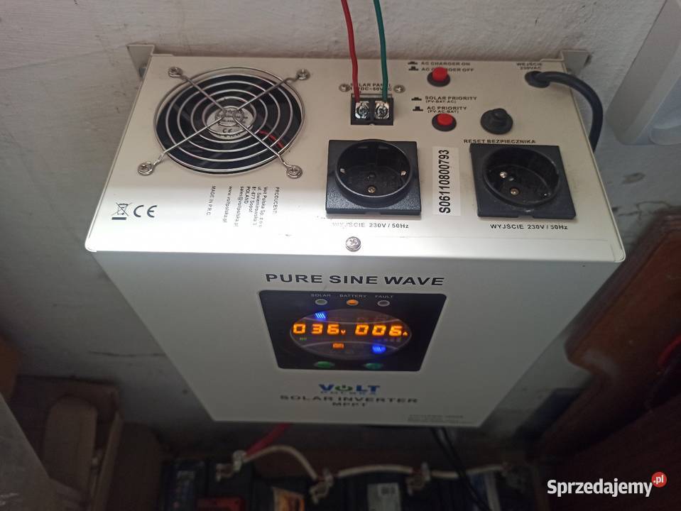 Inwerter solarny Volt sinus pro 1000s 700W pracy Alwernia