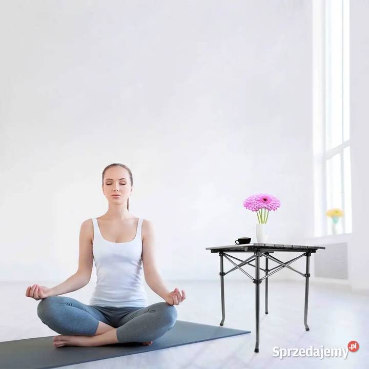 Qisiewell camping stolik przenośny beżowy lubelskie Zamość