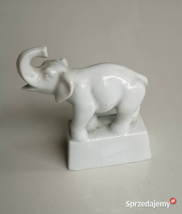 Figurka słoń porcelanowa Antyk Toruń