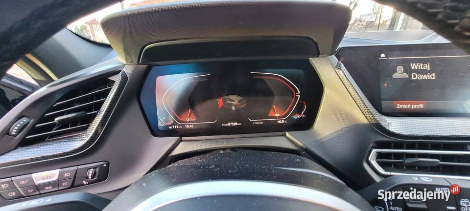 BMW 120XD MPAKIET 4X4 PANORAMA HAK AUTOMAT czarny Białystok