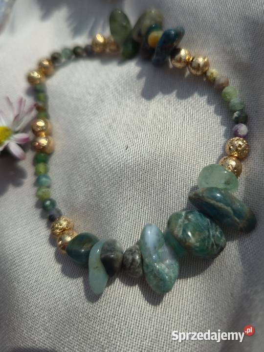 Bransoletka złota pistacja sprzedam