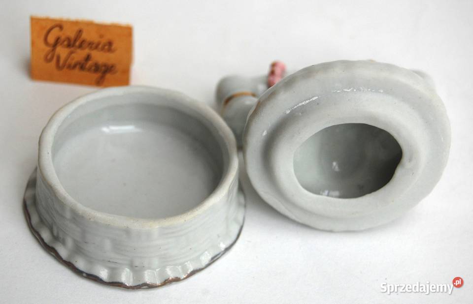 Telefon pojemnik puzderko szkatułka porcelana wielokolorowy Lublin