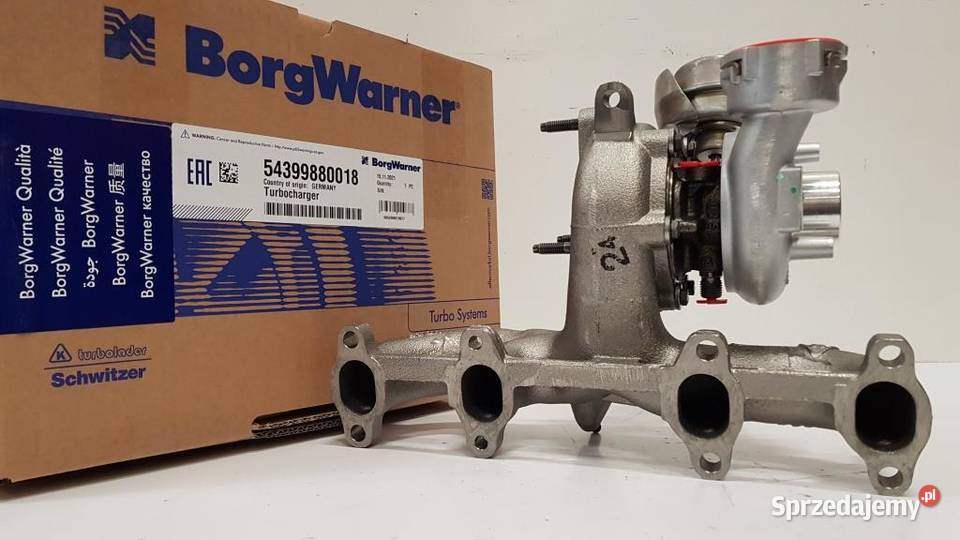 Turbosprężarka BorgWarner KKK 54399880018 Części samochodowe Siedlce