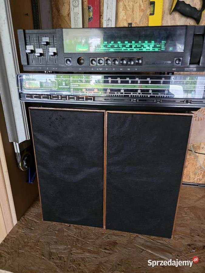 Unitra Grundig głośniki zegar Dziewkowice