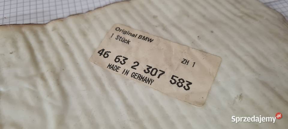 BMW OEM 46 63 2 307 583 osłona termiczna wydechu