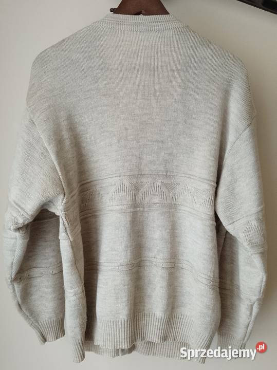 Kardigan męski Golf Style vintage z lat 8090 Rozpinane  śląskie Katowice