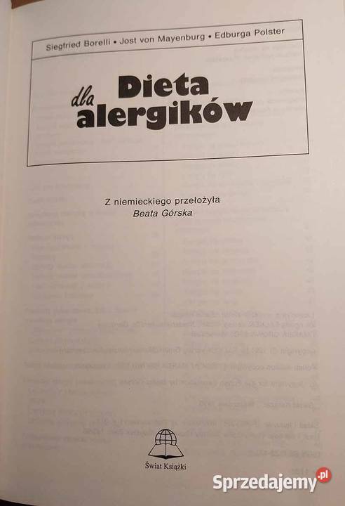Dieta alergików łódzkie Łódź sprzedam