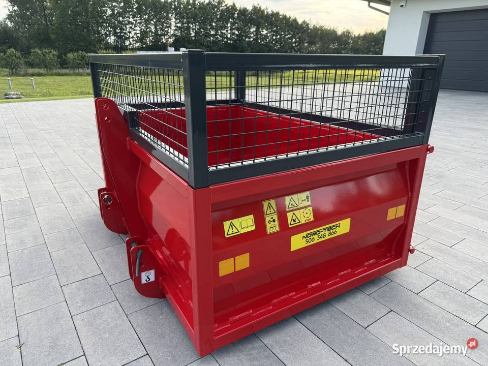 skrzynia transportowa na tył ciągnika tylny TUZ nieuszkodzony Łęki Dolne