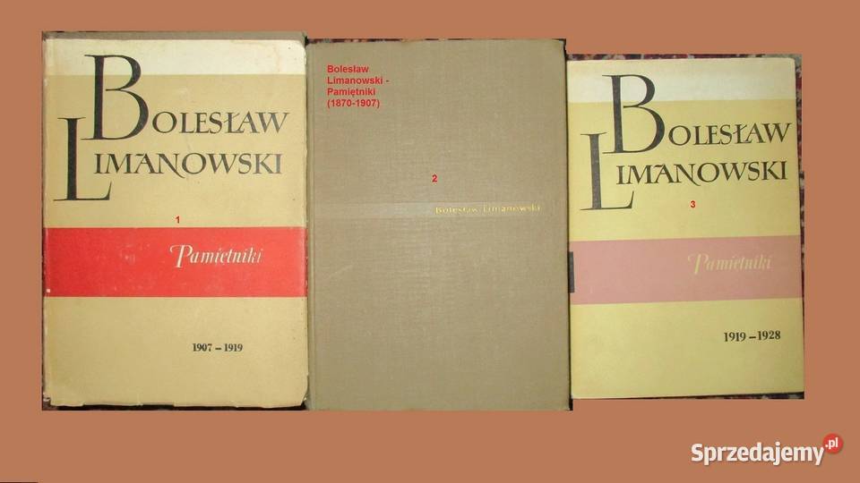 Limanowski Gagarin Mackiewicz Słonimski Lechoń Łódź sprzedam