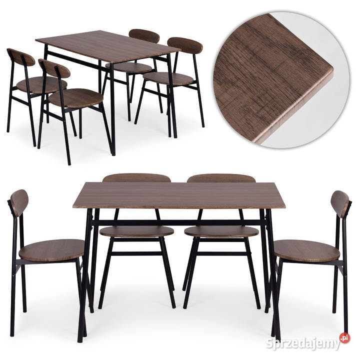 Zestaw mebli do jadalni kuchni stół 4 krzesła Stoły z krzesłami Smogorzów