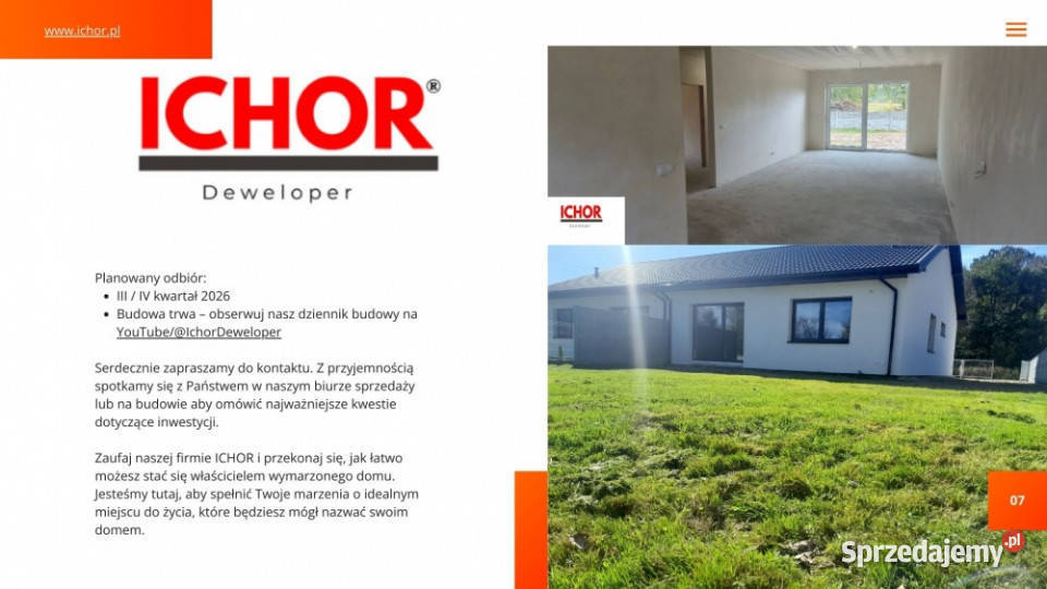 Dom Starcza Brzozowa 30 ICHOR Deweloper