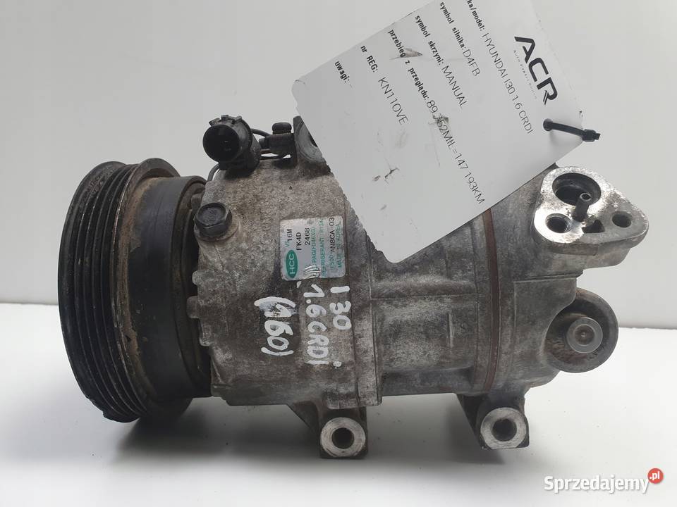 Hyundai I30 16 CRDI SPRĘŻARKA KLIMATYZACJI Janów