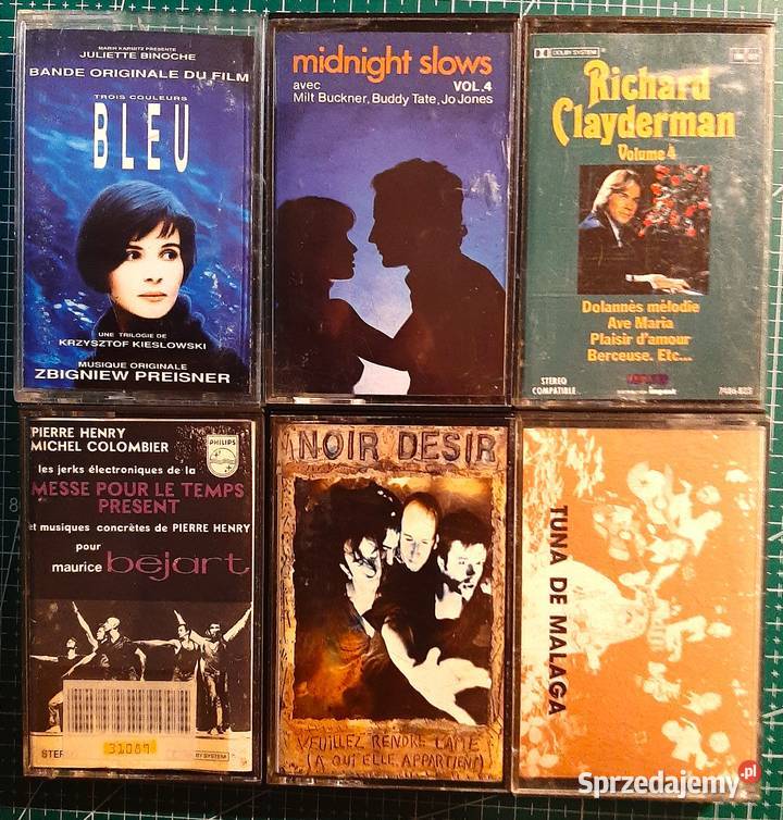 Kasety magnetofonowe oryginały zestaw 12 pomorskie