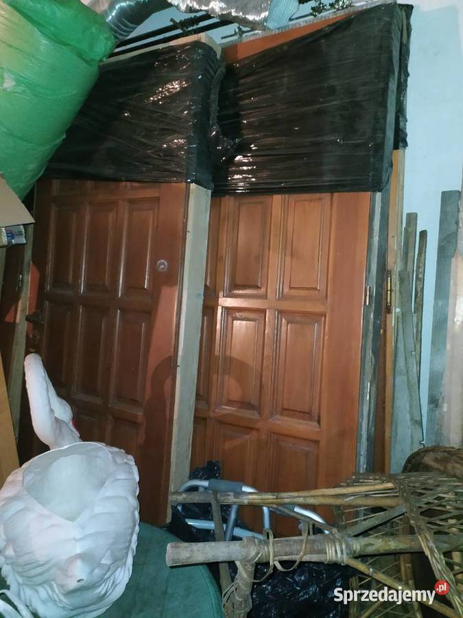 Drzwi wewnętrzne drewniane stolarka lewe prawe Zielonka sprzedam