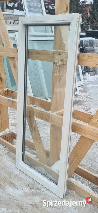 OKNA KacprzaK Witryna 59x129 FIX Używany PCV Okna ścienne sprzedam
