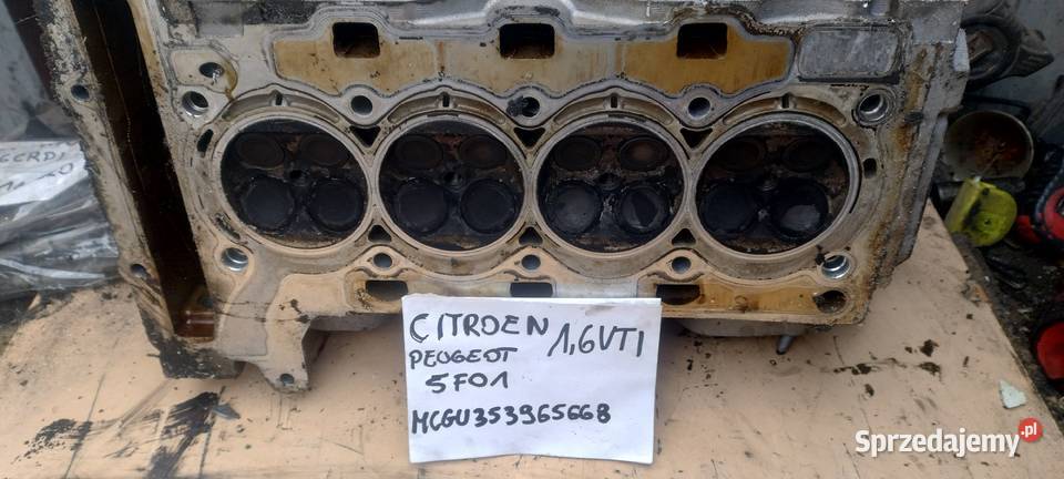 CITROEN PEUGEOT MINI 16 VTI 5F01 głowica Głowice cylindrów Kielce sprzedam