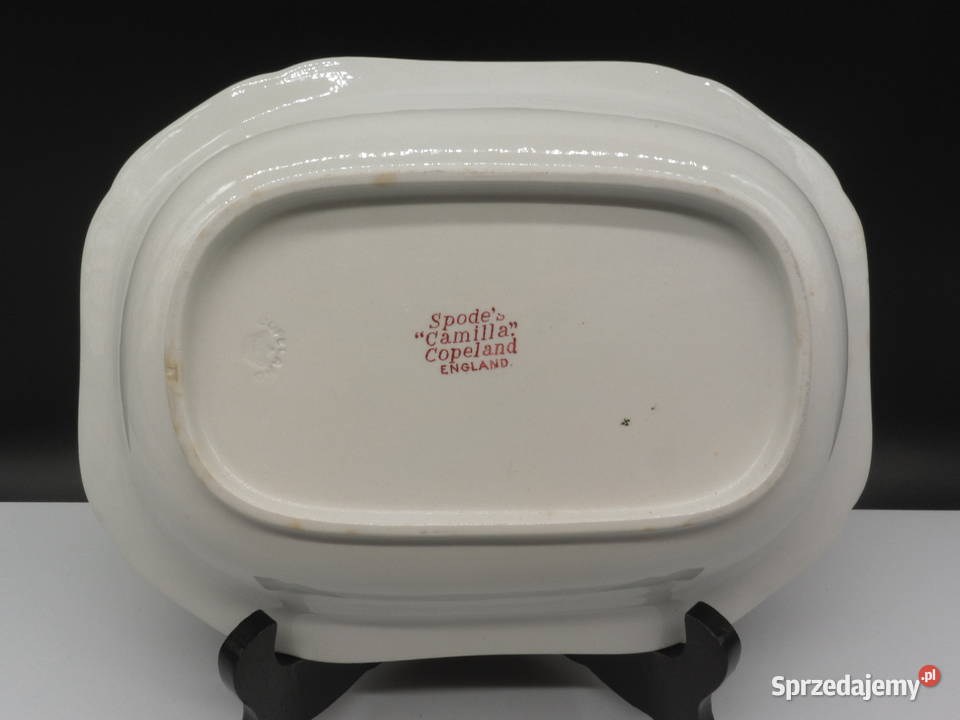 Angielski Półmisek Miska Spode Camilla Pink Antyki, Sztuka, Kolekcje Raszków