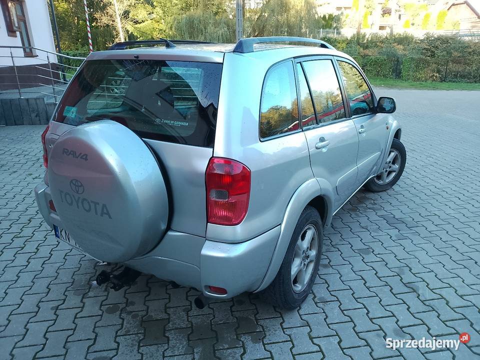 Sprzedam toyota rav4 20D4D 20003 Klim stan super elektryczne lusterka Grybów