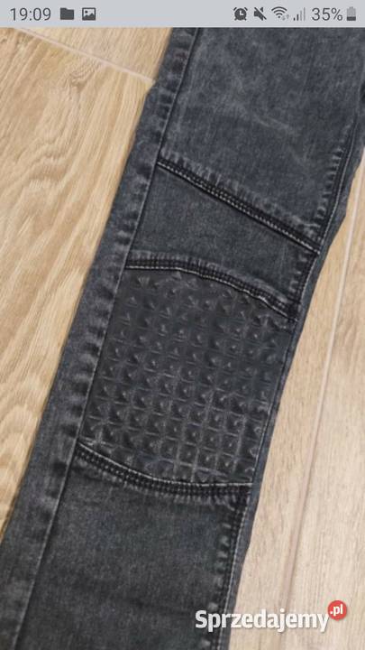 Super spodnie cienkie jeansy ze stretchem S nowe Warszawa