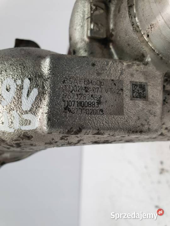 TURBOSPRĘŻARKA Citroen C3 C4 II Berlingo Peugeot lubelskie Chełm sprzedam