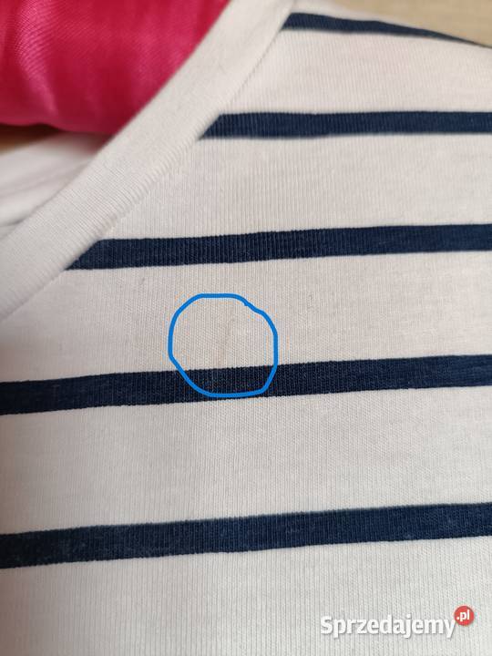 Bluzka w paski MOHITO biały Łódź