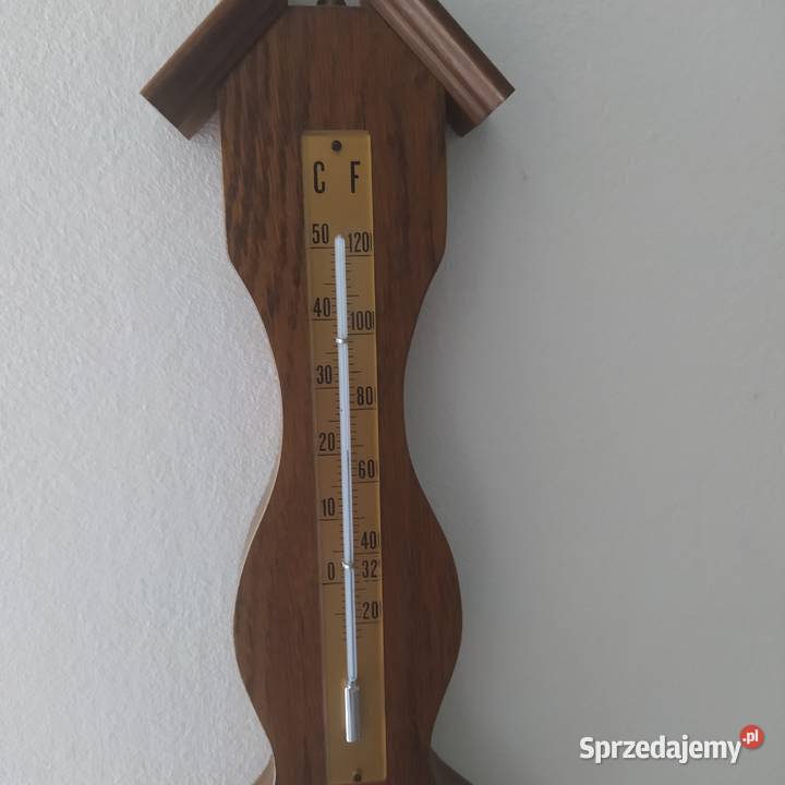 Barometr mechaniczny w drzewie Gdańsk