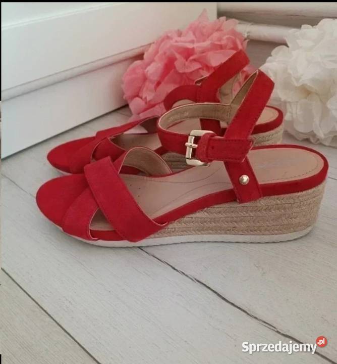 Sandały na koturnie espadryle Geox wartość 690 Warszawa sprzedam