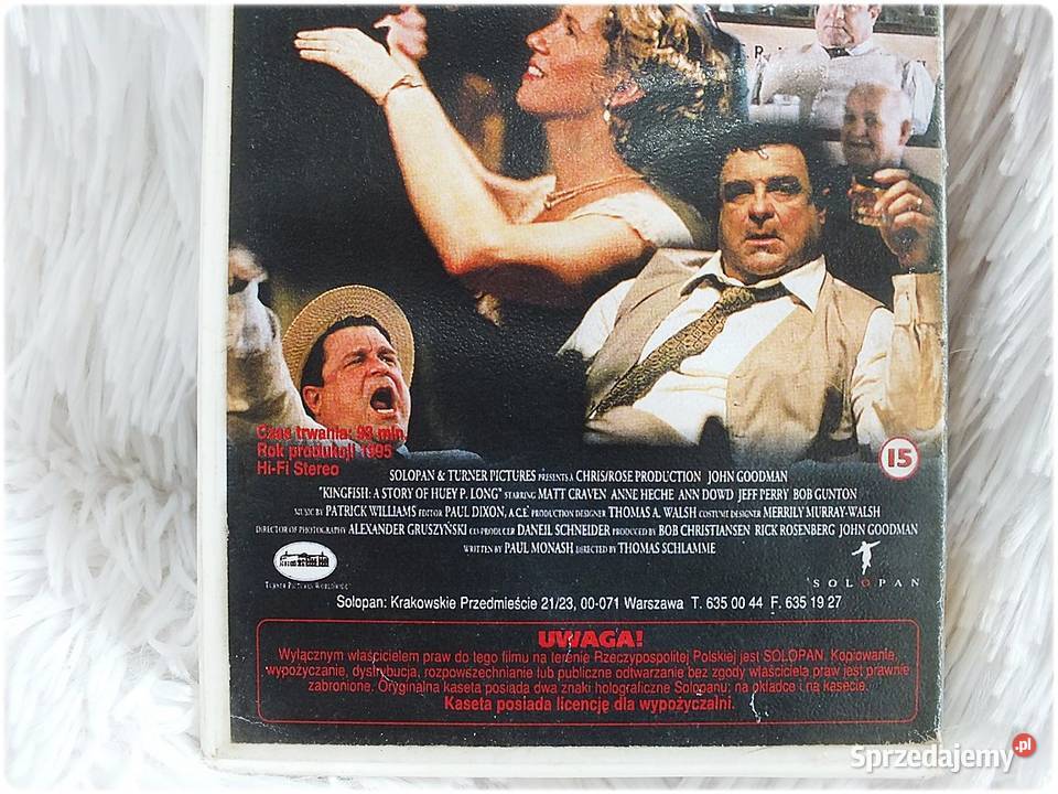 Kaseta VHS Film Gruba Ryba John Goodman Film na Żary