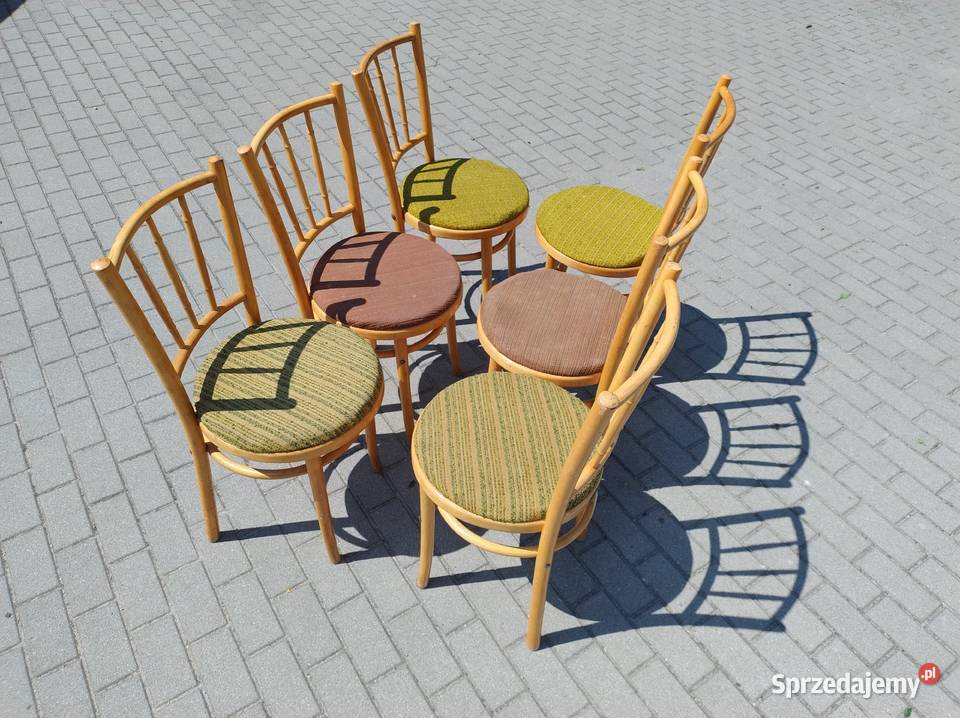 Krzesło PRL Thonet Fameg Radomsko lata 60 Urząd Gdynia