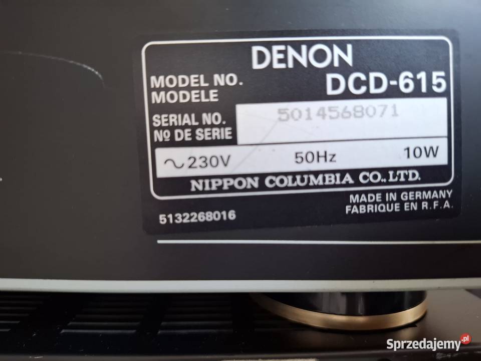 Denon DCD 615 AVR 1000 pilot stan idealny