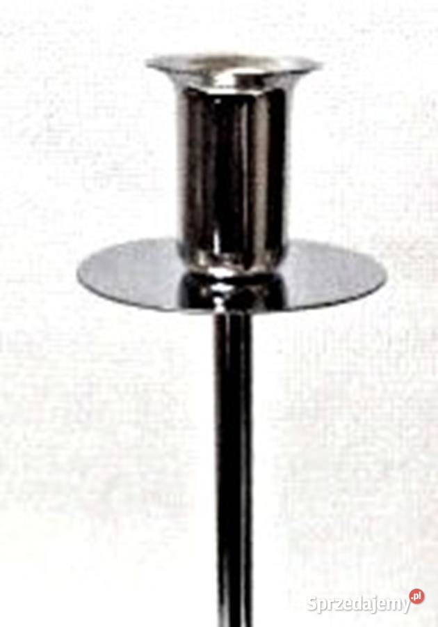 WYPRZEDAŻ Świecznik stalowy silver SH103 wielkopolskie Poznań