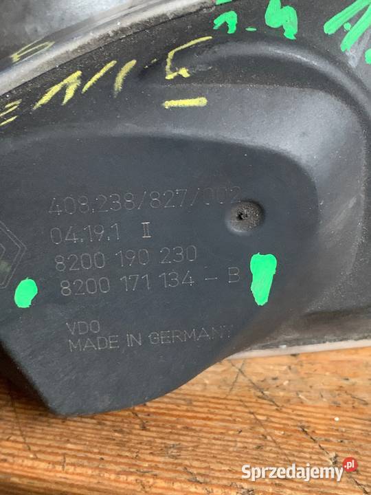 przepustnica Renault wiele modeli 8200190230B Układ elektryczny Margonin
