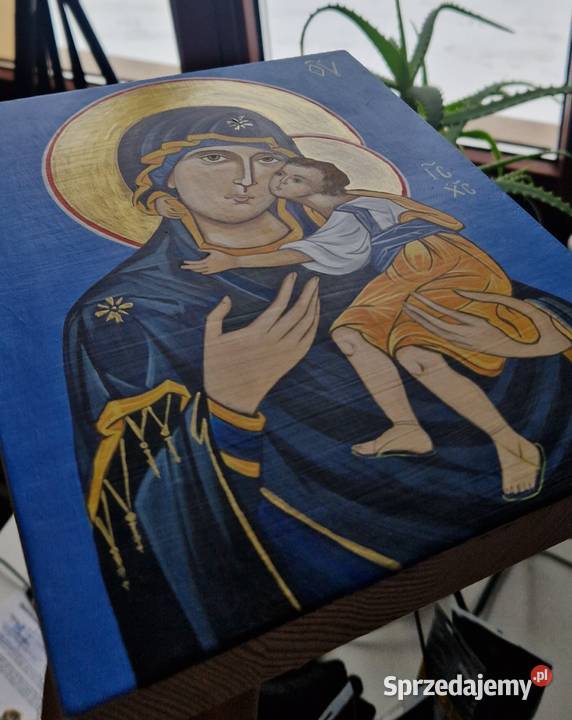 Ikona na zamówienie na desce malowana ręcznie Limanowa sprzedam