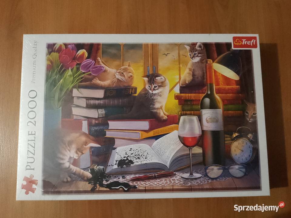 Puzzle Trefl 2000 Koci wieczór 100 x 70 NOWE