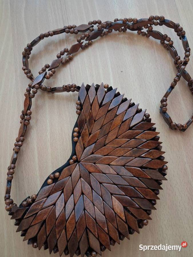 Nowa torebka drewniana w stylu boho Warszawa