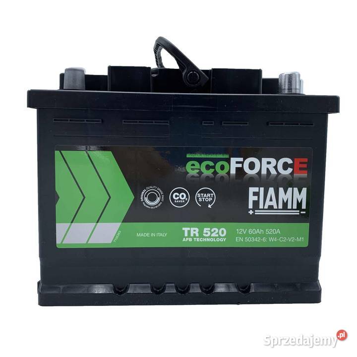Akumulator 60AH Fiamm ECOFORCE AFB osobowe Radom