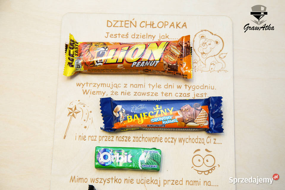 Tabliczka Na Słodycze Prezent BABCI I DZIADKA sprzedam