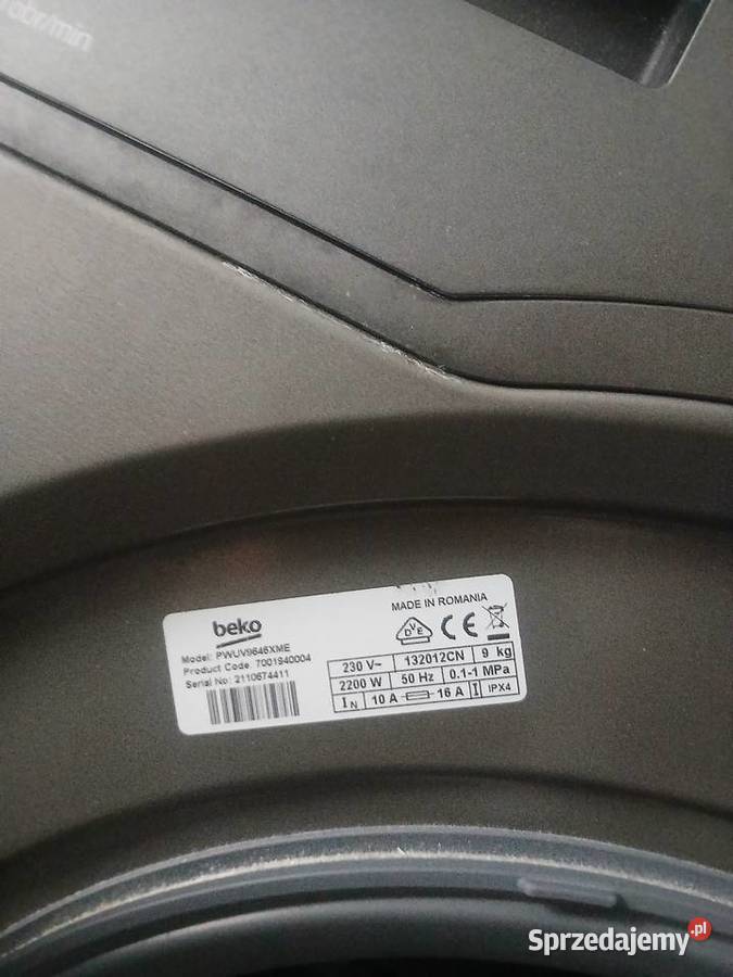 Pralka 9 beko szara pwuv9646xme Starogard Gdański