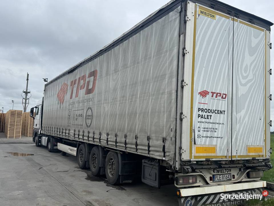 MAN TGX Naczepa WIELTON Zestawy Włoszakowice sprzedam