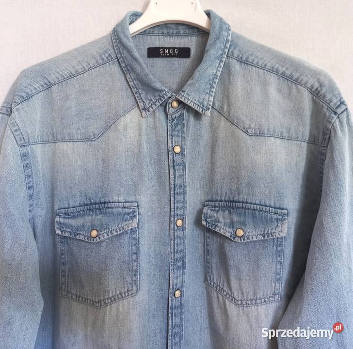Koszula męska Jeans r L40 Slim Fit NOWA Białystok sprzedam